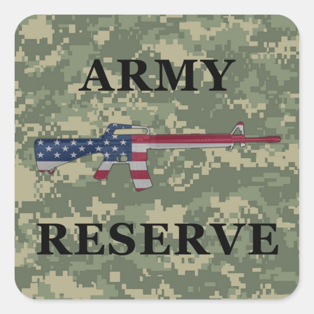 Armeereserve M16 Aufkleber grün (Vorderseite)