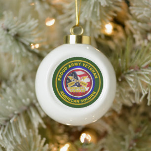Armeesonderkräfte Weihnachten Keramik Kugel-Ornament