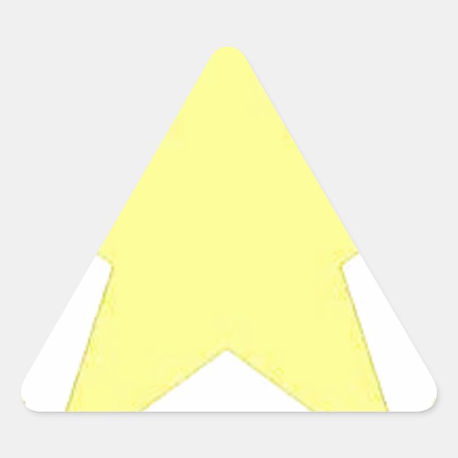 Armeestar Dreieckiger Aufkleber (Vorderseite)