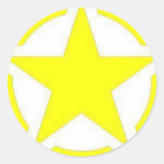 Armeestar Runder Aufkleber
