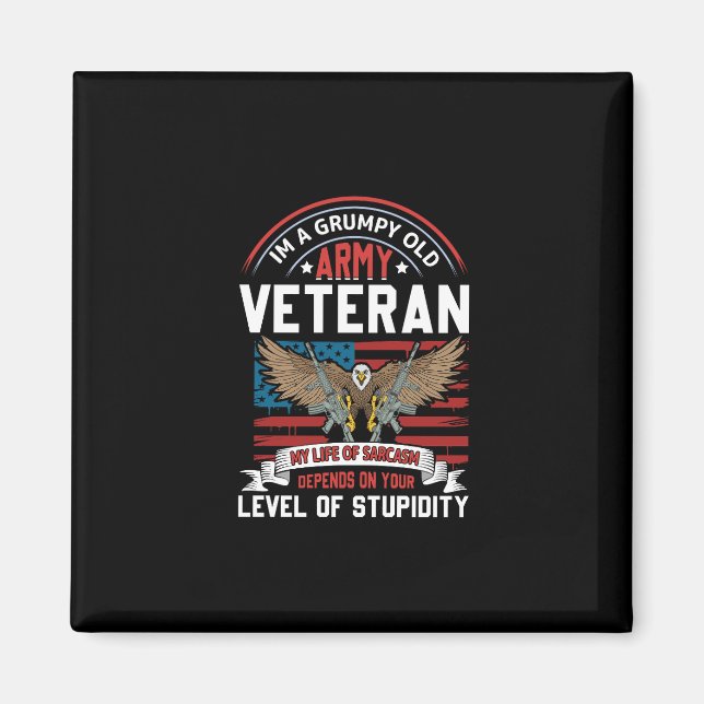 Armeeveteran Magnet (Vorne)