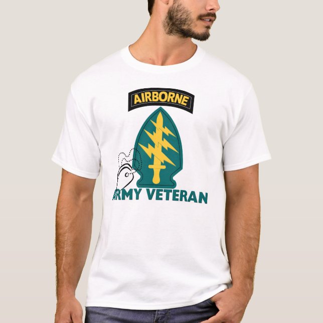 Armeeveteran - Spezialeinheiten T-Shirt (Vorderseite)