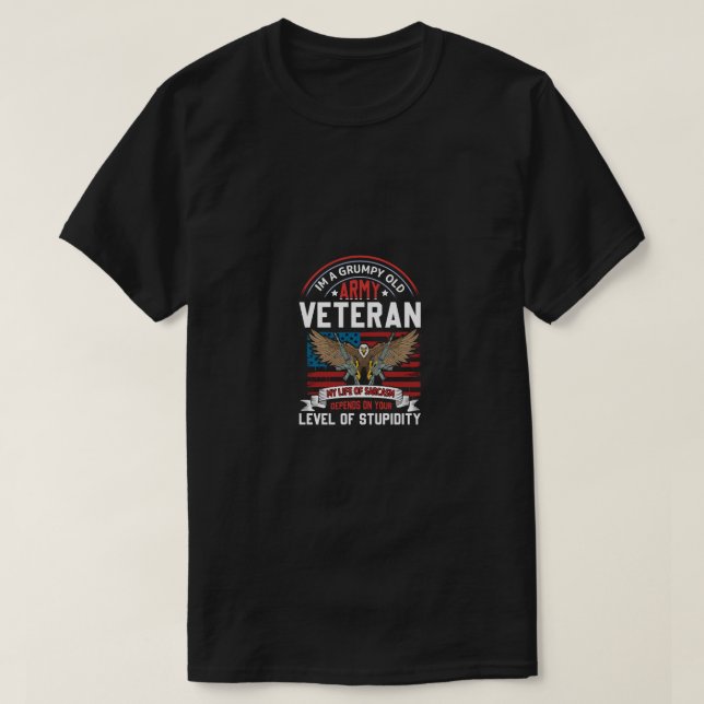Armeeveteran T-Shirt (Design vorne)