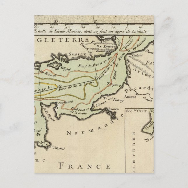 Ärmelkanal Postkarte (Vorderseite)