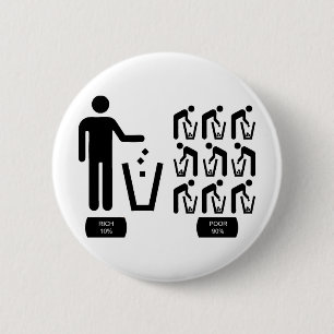 Armen und Reiche Button