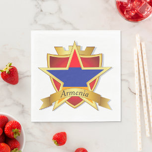 Armena-Wappen Serviette