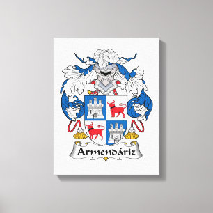 Armendariz-Familienwappen Leinwanddruck