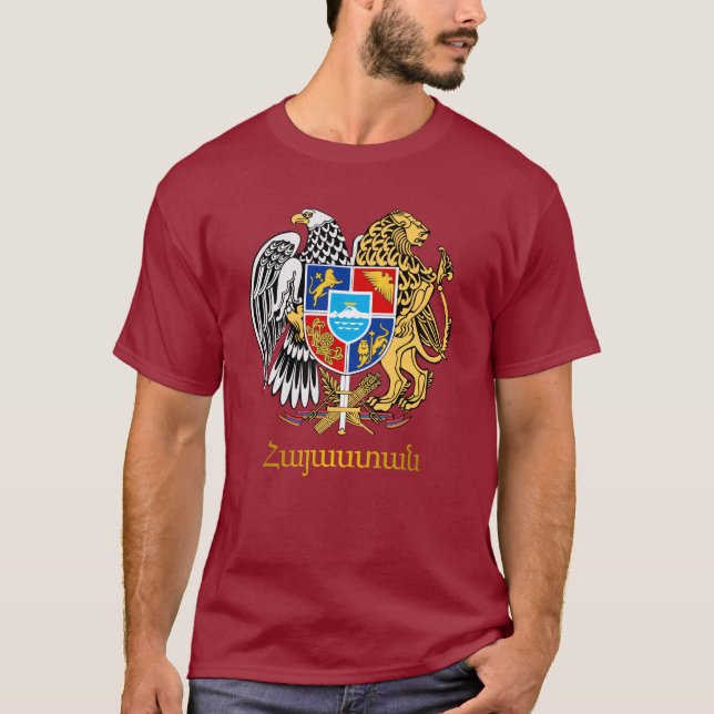 Armenia COA 2 Bekleidung T-Shirt (Vorderseite)