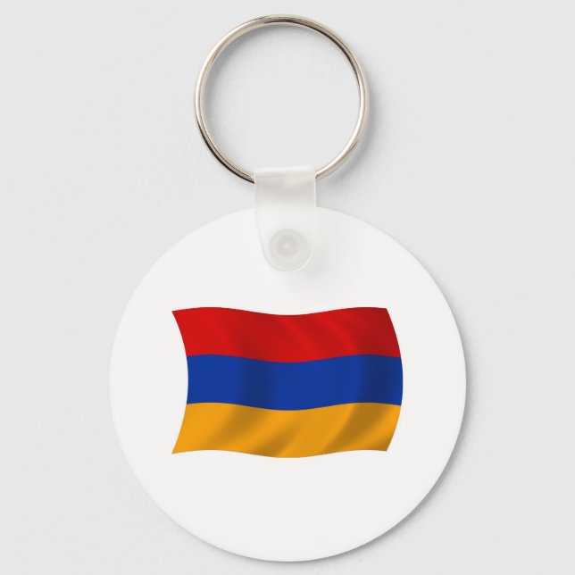 Armenia Flag Schlüsselanhänger (Vorderseite)