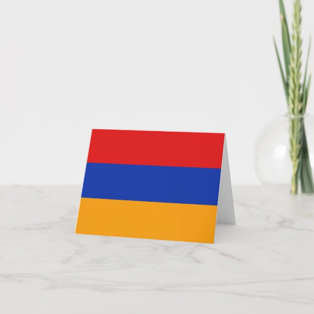 Armenia-Flaggennotecard Karte (Vorderseite)