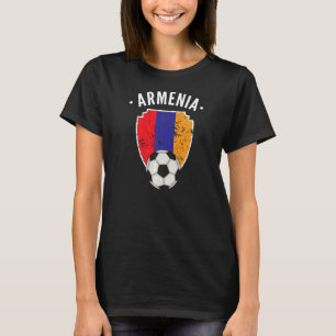 Armenia Soccer Armenia Flaggenfußball Armenischer  T-Shirt