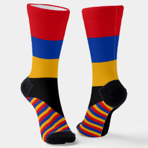 Armenia Socken, armenische Flaggenfarben / Sport Socken