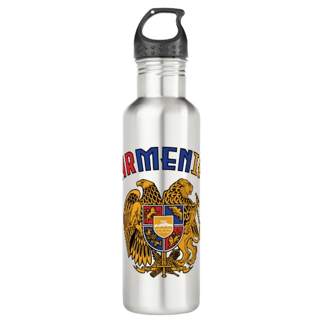 Armenia Stolz Flag Kaffee Tasse T - Shirt Trucker  Edelstahlflasche (Vorderseite)