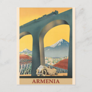 Armenia Vintage Poster Postkarte