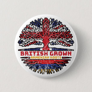Armenian Armenia Vereinigtes Königreich British Tr Button