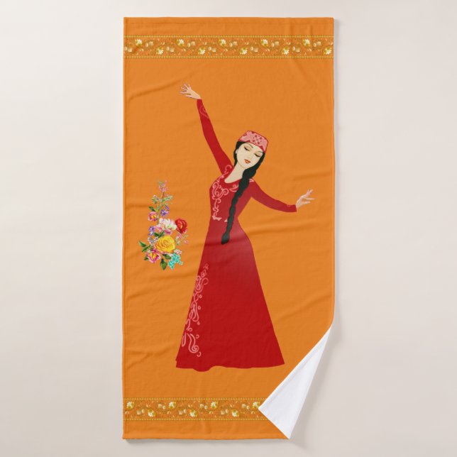 Armenian Dancer Handtücher (Badehandtuch)