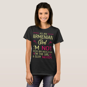 Armenian der Mädchen-Typ-Bedarfs-Spaß T-Shirt
