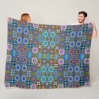 Armenian Folk Art Fleece Blanket