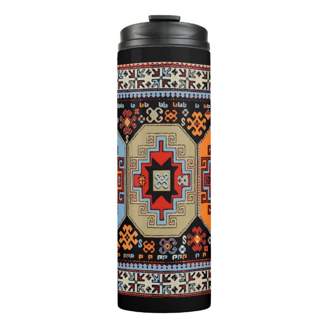 Armenian Folk Art Thermal Tumbler Thermosbecher (Vorderseite)