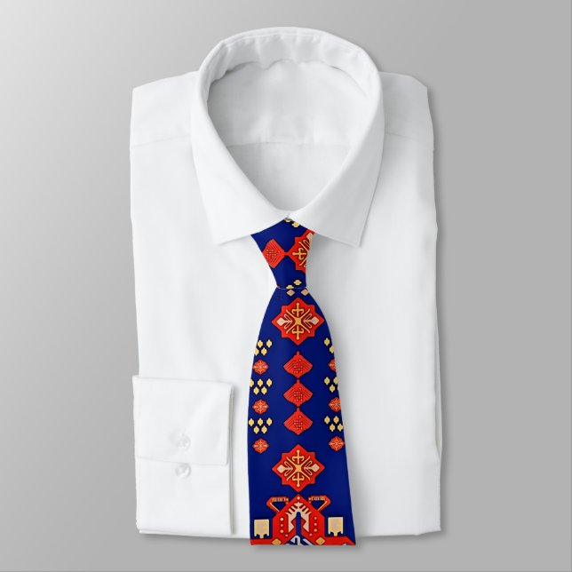 Armenian Folk Neck Tie Krawatte (Gebunden)