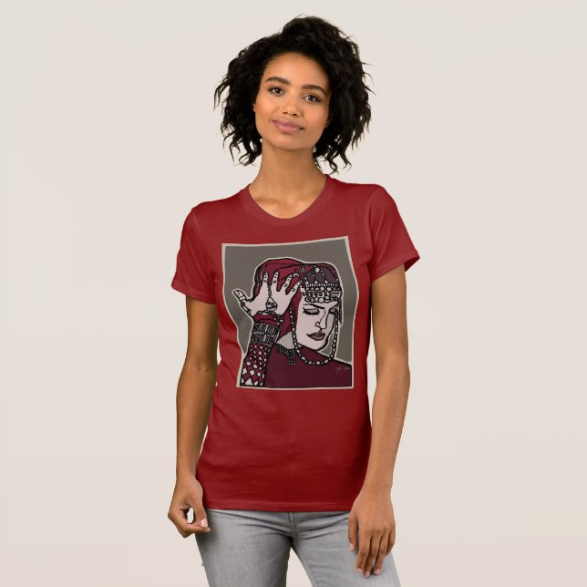 Armenian Woman Bella Leinwand T - Shirt (Vorne ganz)