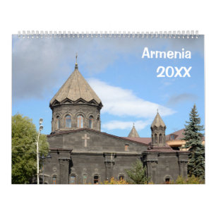 Arménie 12 mois calendrier mural 2021