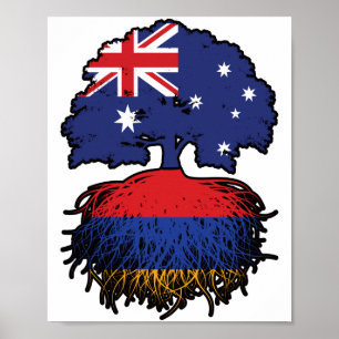 Armenien Armenisch Australisch Australien Tree Roo Poster