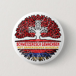 Armenien Armenisch Schweizer Schweiz Baum Wurzel Button