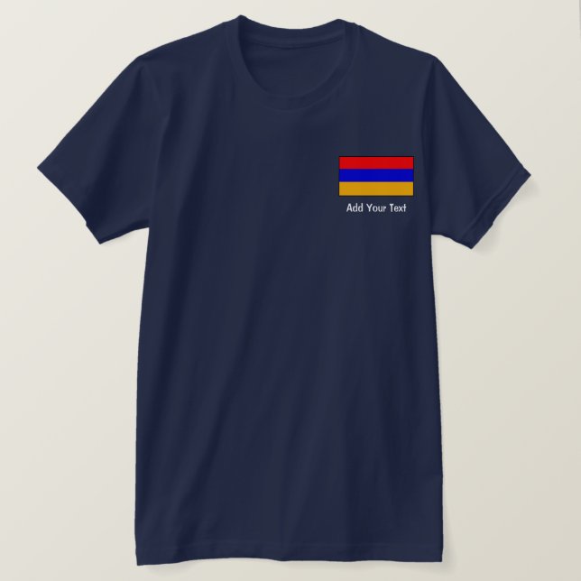 Armenien - armenische Flagge T-Shirt (Design vorne)