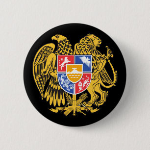 Armenien-Emblem Button