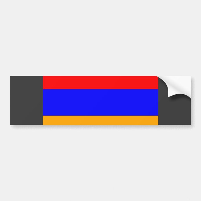 Armenien-Flagge Autoaufkleber (Vorne)