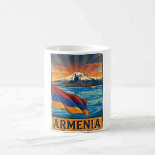 Armenien-Flagge Kaffeetasse
