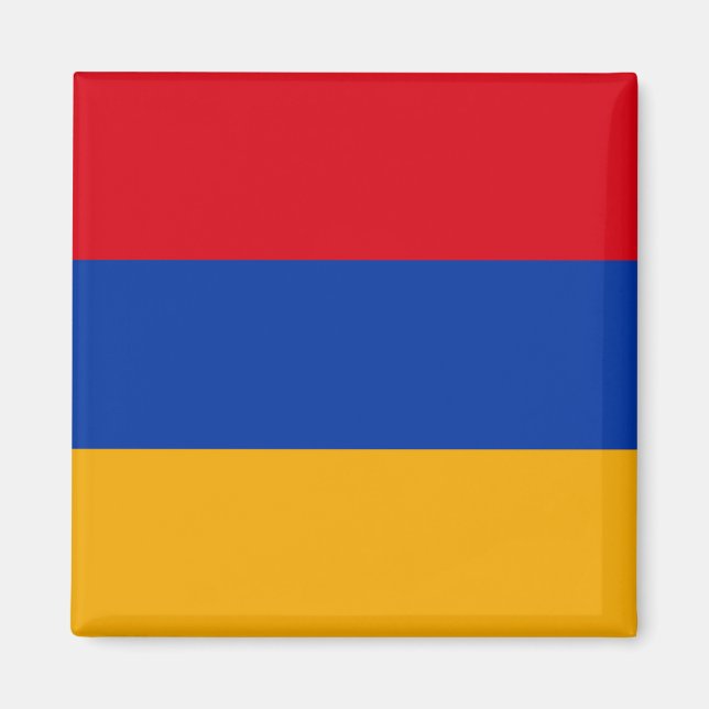 Armenien-Flagge Magnet (Vorne)