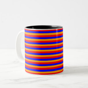 Armenien Flagge Streifen Land Muster Symbol rot bl Zweifarbige Tasse