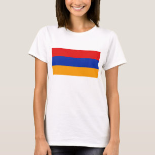 Armenien-Flagge x Karte T-Shirt