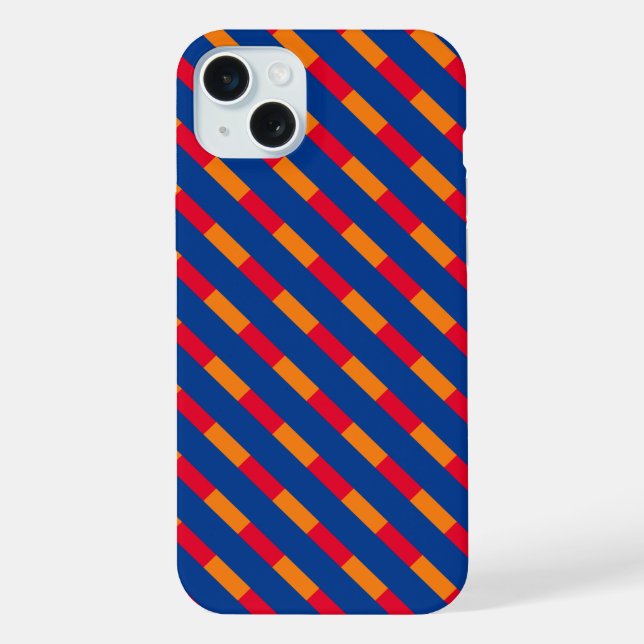Armenien-Flaggenmuster iPhone 15 Plus Hülle (Rückseite)