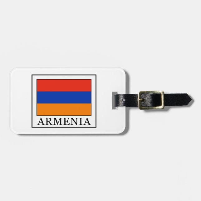 Armenien Gepäckanhänger (Vorderseite horizontal)
