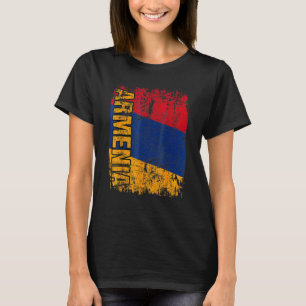 ARMENIEN Große Flagge Vintage abgenutzt ARMENIEN T-Shirt