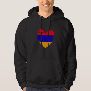 Armenien Herz armenische Flagge Armenischer Stolz Hoodie