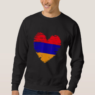 Armenien Herz armenische Flagge Armenischer Stolz Sweatshirt