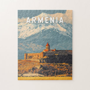 Armenien Illustration Reise Kunst Vintage