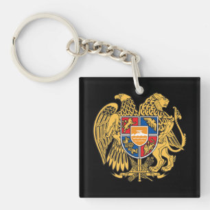 Armenien Landeswappen Symbol Emblem Stern Flagge Schlüsselanhänger