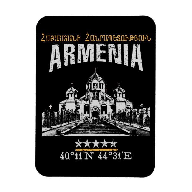 Armenien Magnet (Vertikal)