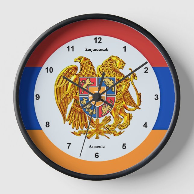 Armenien-Mauer-Uhr Uhr (Vorderseite)