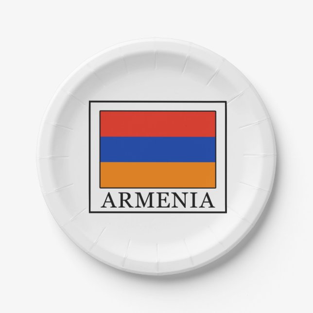 Armenien Pappteller (Vorderseite)