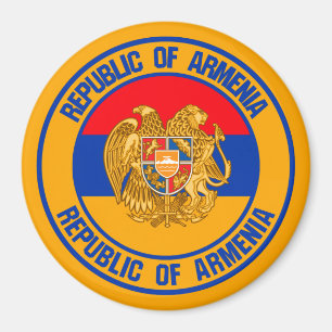 Armenien-Runde Magnet