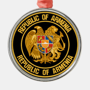 Armenien-Runde Ornament Aus Metall