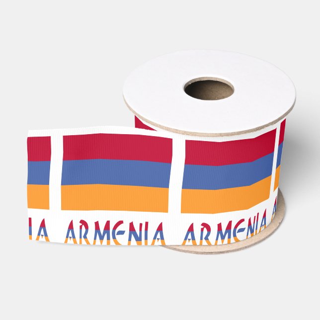 Armenien und Armenien Ripsband (Spule)