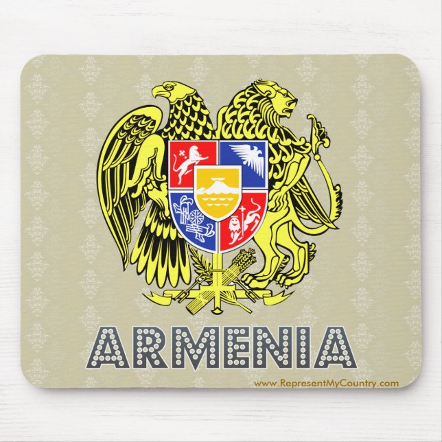 Armenien-Wappen Mousepad (Vorne)