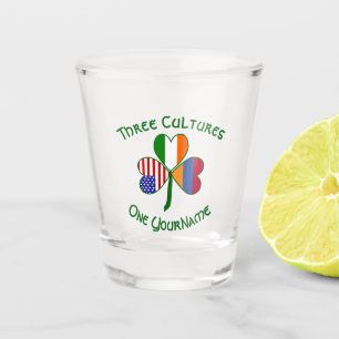 Armenisch Irisch Amerikanischer Shamrock Personali Schnapsglas